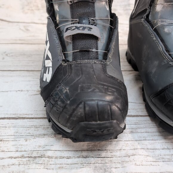 FXR Elevation Lite BOA Snow Boots Black Gray – Men’s 9 / Women’s 11 - Picture 6 of 13